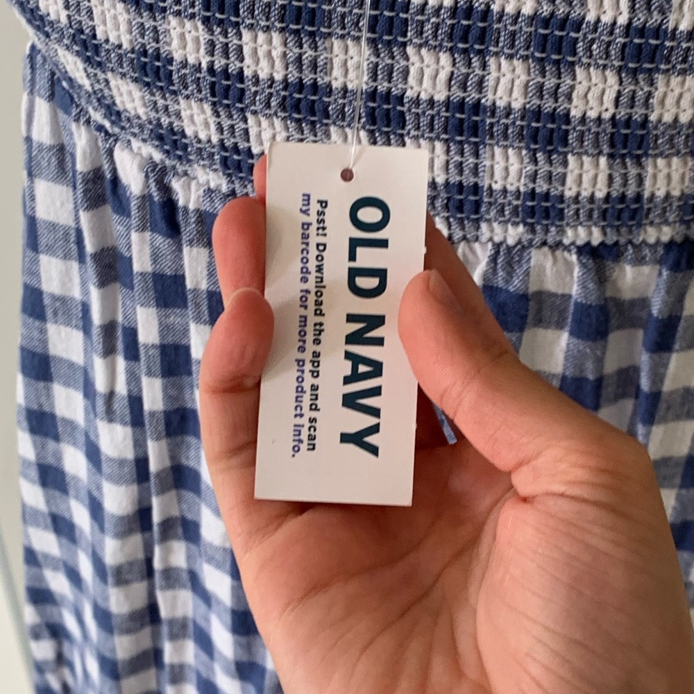 NWT Old Navy gingham dress size XS - Picture 7 of 8